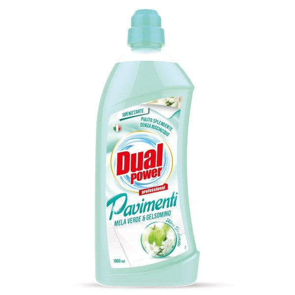Detergent Pardoseli Dual Power Măr verde și Iasomie 1000ml