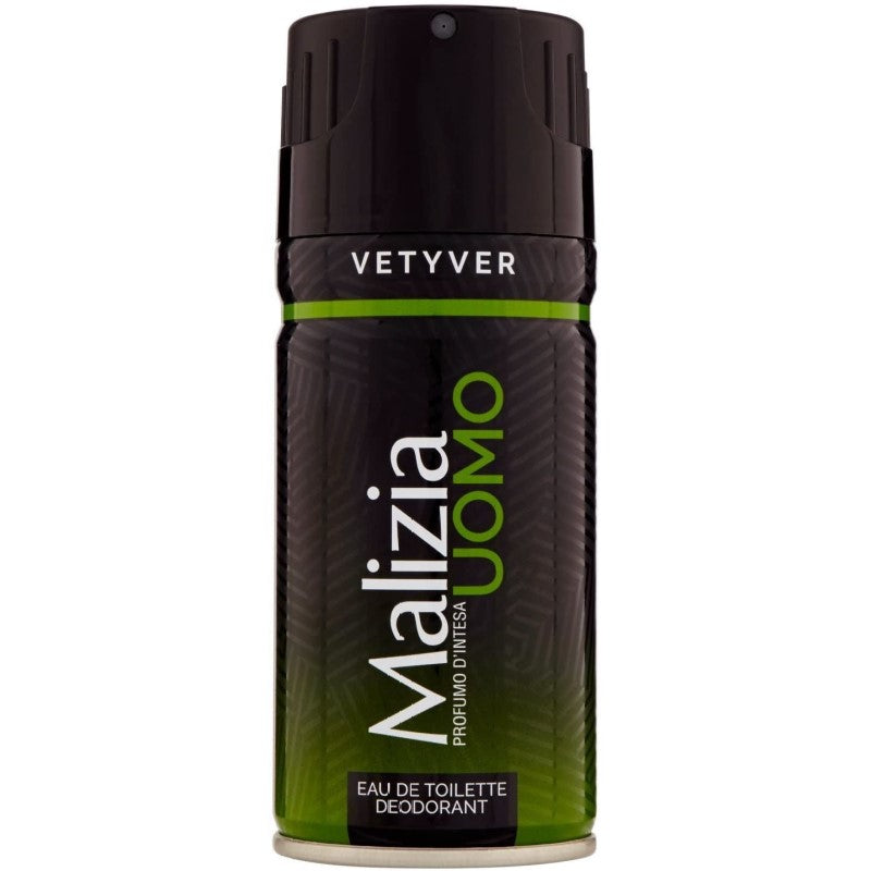 Malizia apa de toaleta deodorant barbati Vetiver 150ml
