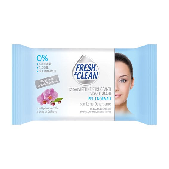 Servetele umede demachiante Fresh&Clean 12 Servetele