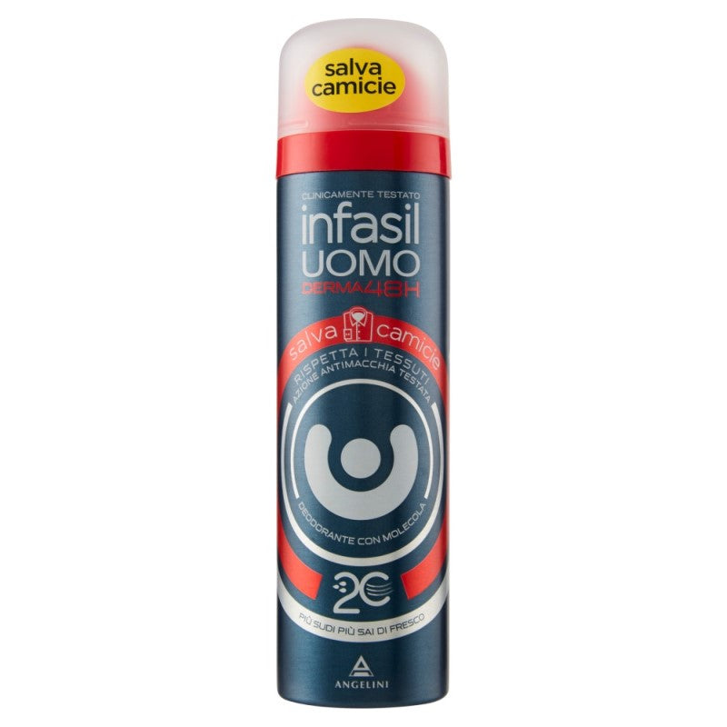 Deodorant spray Infasil barbati Derma48H salveaza camasi 150ml