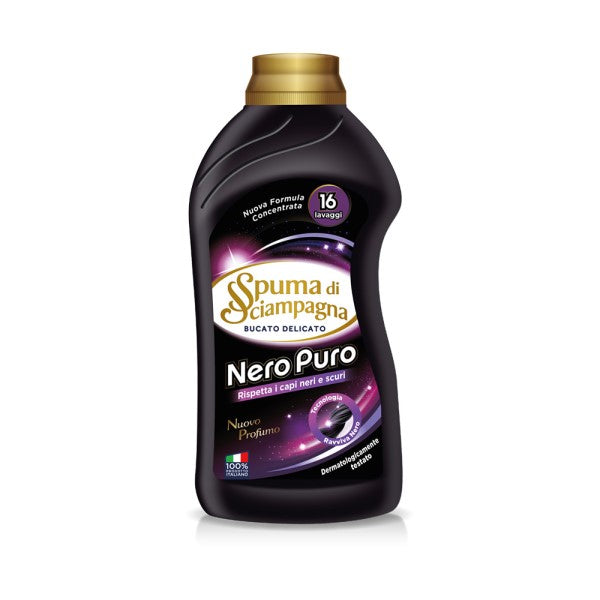 Detergent de rufe lichid Spuma di Sciampagna Nero Puro 16 spalari