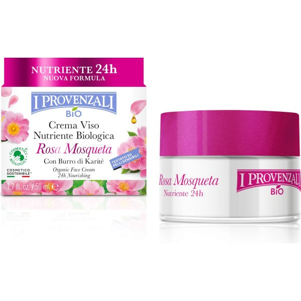 Cremă Hranitoare de Față I PROVENZALI Rosa Mosqueta Bio 50ml