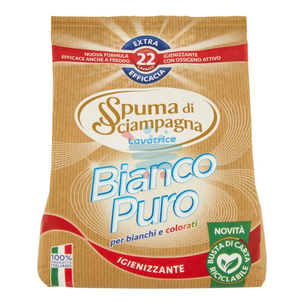 Detergent Praf Spuma di Sciampagna Bainco Puro 22 Spalari