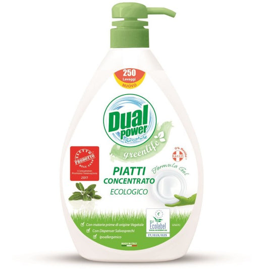 Detergent Concentrat Vase Dual Power Ecologico 1000ml