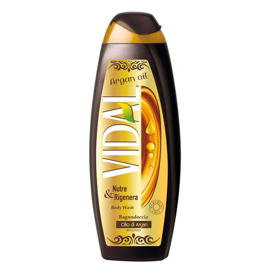 Gel de dus Vidal cu Ulei de Argan 500ml