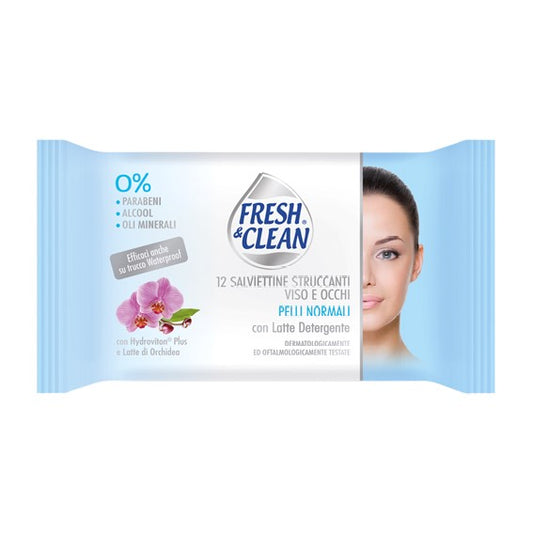 Servetele umede demachiante Fresh&Clean 12 Servetele