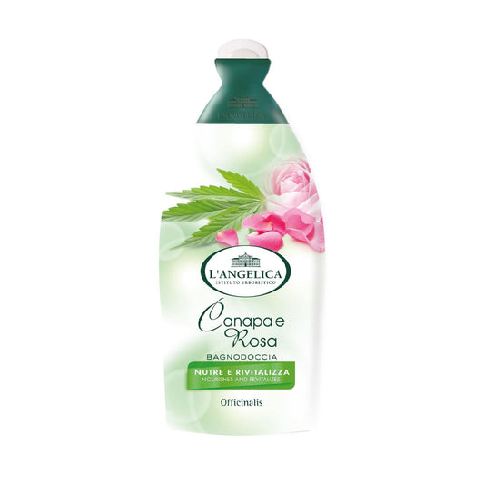 Gel de dus L’Angelica Cânepă si Trandafir 450ml