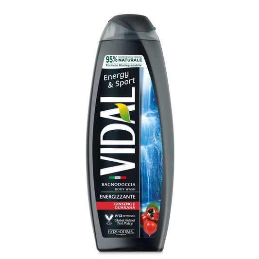 Gel de dus Vidal cu Ginseng și Guarana 500ml (copiază) (copiază)