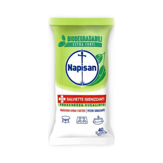 Servetele igienizante Napisan Eucalipto Biodegradabile 40 bucăți