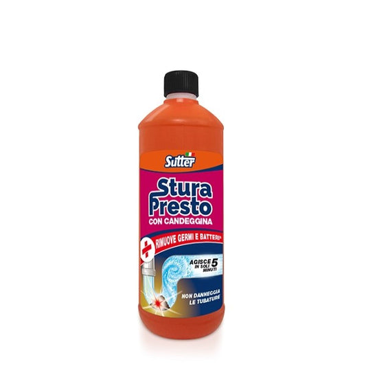 Gel Stura Presto cu Clor- MR.MUSCOLO pentru pentru desfundarea canalizatiei 1l