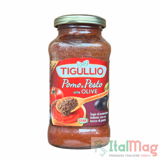 Sos Tigullio Pomo & Pesto cu Masline 300g