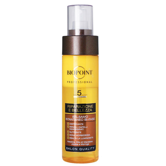 Balsam de par instantaneu bifazic BIOPOINT Riparazione e Bellezza 200ml