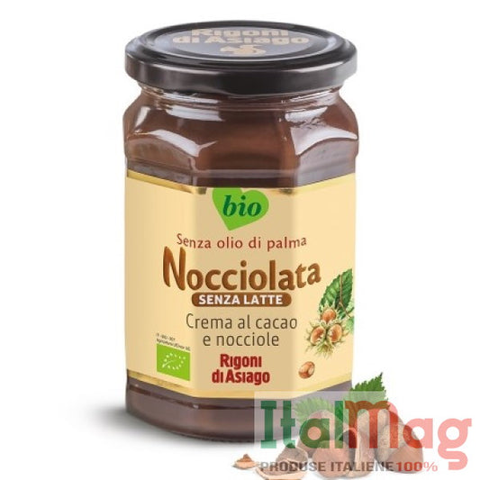 Nocciolata RIGONI BIO Crema cu alune si cacao fara lapte  270gr