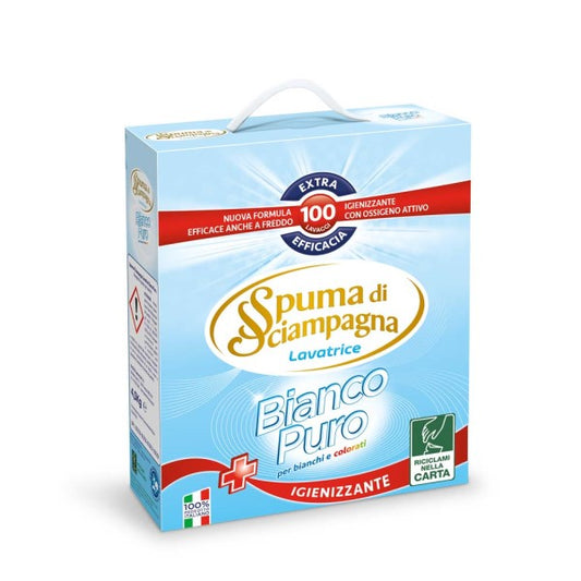 Detergent de rufe praf Spuma di Sciampagna Bianco Puro Igienizzante 100 spalari
