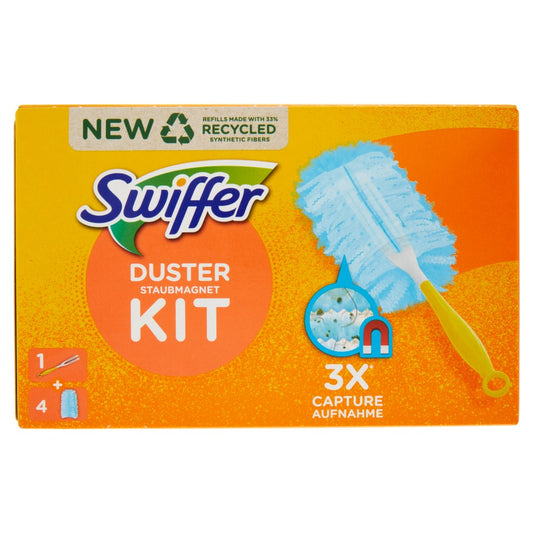 Pămătuf pentru praf Swiffer Duster Kit (Maner+4 Rezerve )
