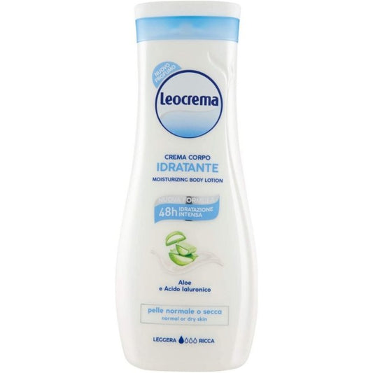 Crema IDRATANTE de corp LEOCREMA cu Aloe vera si Acid hialuronic 250ml