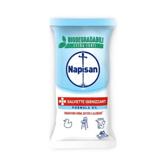 Servetele igienizante Napisan Formula 0% Biodegradabile 40 bucăți