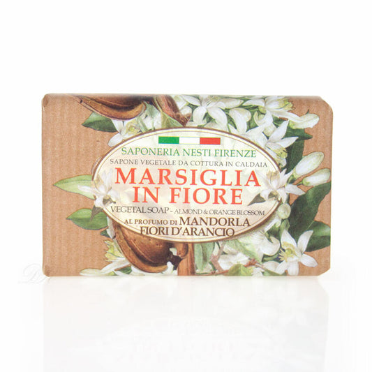Sapun Solid Vegetal Marsiglia in Fiore Migdale si Floare de Portocal 125g