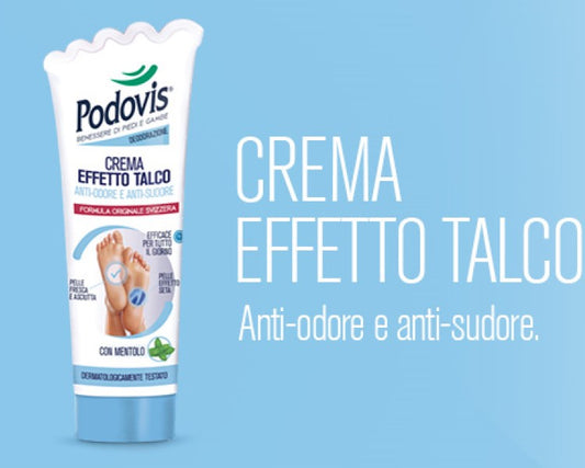 Crema Podovis DEODORAZIONE picioare cu efect talc 100ml
