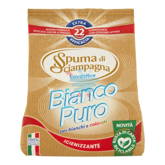 Detergent Praf Spuma di Sciampagna Bainco Puro 22 Spalari