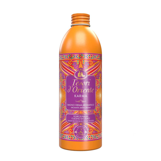 Crema de baie Tesori D’Oriente Karma FLOARE DE NASHI ȘI LEMN DE CEDRU 500ml