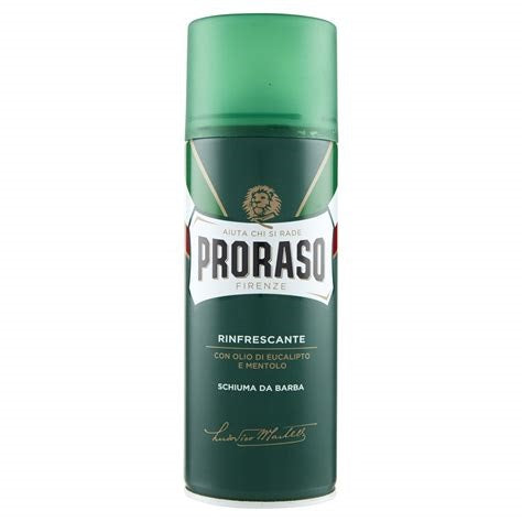Spumă de ras Proraso RINFRESCANTE cu eucalipt si mentă 400ml