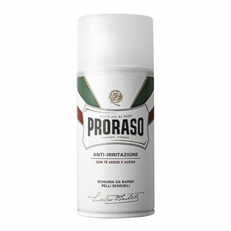 Spumă de ras PRORASO PIELE SENSIBILĂ cu Ovăz si Ceai Verde 300ml