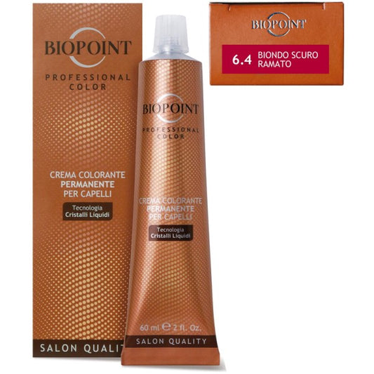 Vopsea de păr BIOPOINT Profesionist 6.4 Blond Întunecat Aramiu