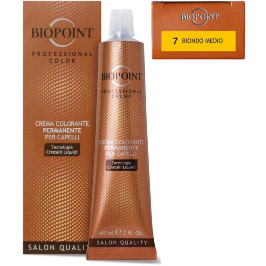 Vopsea de păr BIOPOINT Profesionist 7.3 Blond Mediu Auriu
